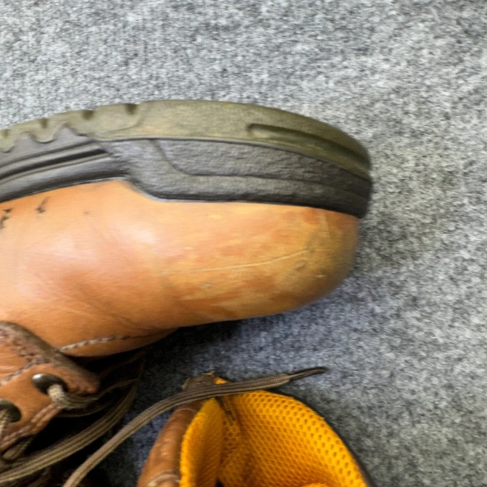 Timberland PRO Titan Mens 12W Brown Leather Safety Toe Work Boots Gorpcore Work